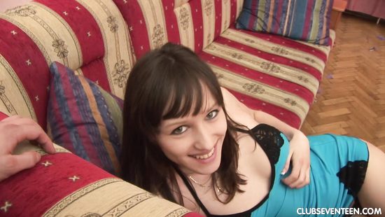 Insolent teen taped doing porn like a slut