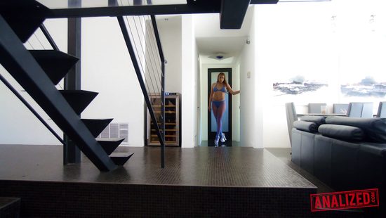 Big steel inches for her cramped butt hole