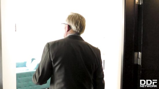 Doggy ass fucked by an older man