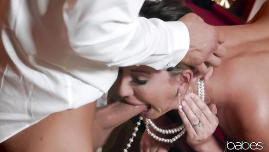 Blonde MIL tries anal with much younger bloke