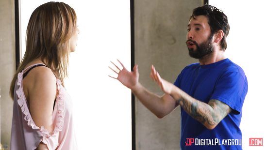 Gagged brunette is keen to hard fuck