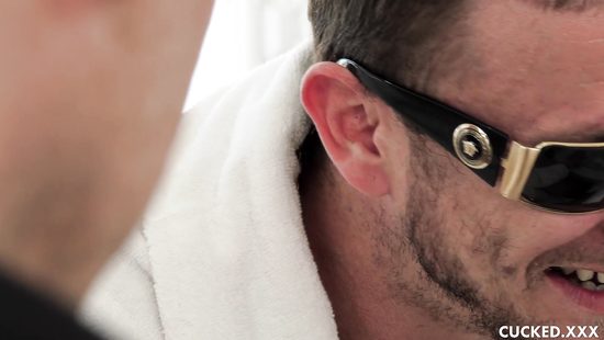 Sweet babe gets sold and fucked in cuckold