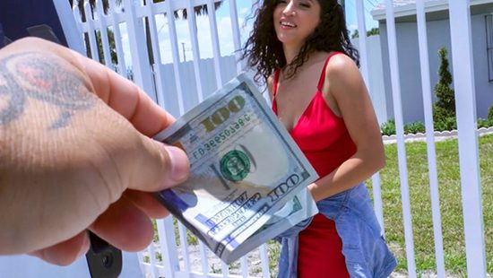 Energized Latina paid to fuck on cam