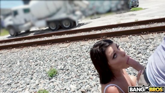 Passionate brunette amazes with pure porn