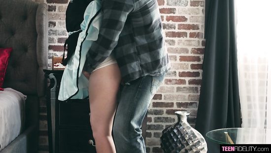 Gagged and fucked in both holes