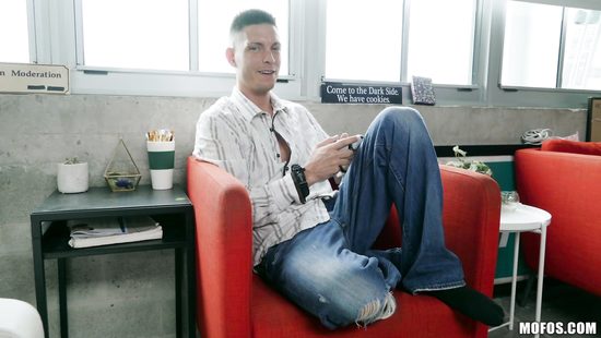 Aroused teen feels mesmerized by the huge inches