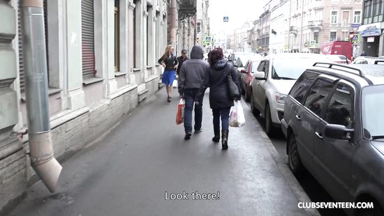 Petite babe feels huge inches in her fragile cunt