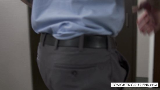 Nude MILF tries heavy sex with a younger lover