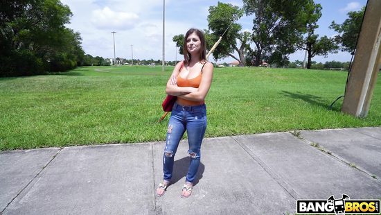 Tanlined bitch picked up and banged by a bus driver