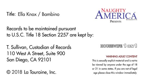 Mode than enough POV pleasures with Ella Knox