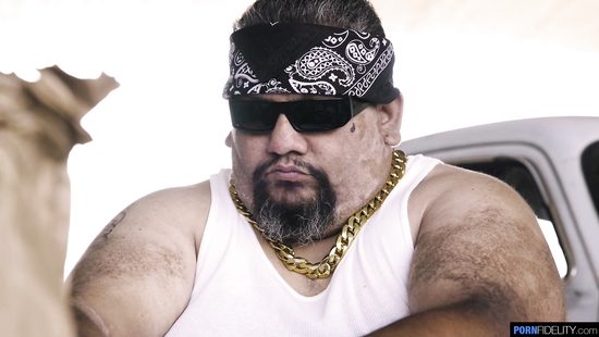 Nude orgasms after she pumps Big Mexican cock in her ass