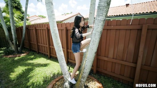 Asian blows tasty dick by the pool