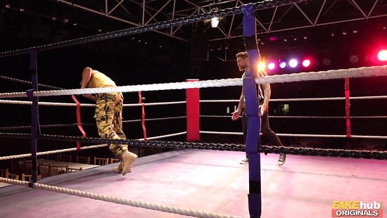 Cock craving redhead slut fucks insanely in the ring