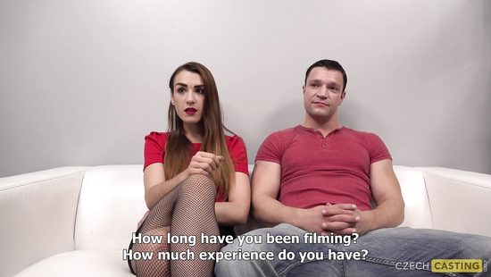 Euro bitch gets her hairy cunt slammed at a casting