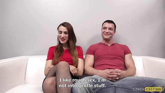 Euro bitch gets her hairy cunt slammed at a casting