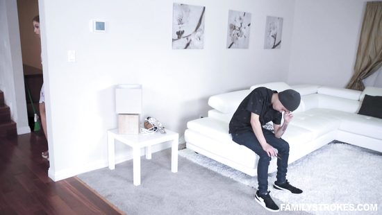 Nude kitchen sex with stepmommy