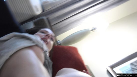 Elderly pervert bangs a young girl in a hotel room