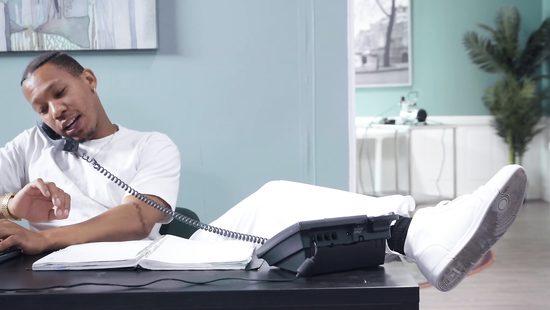 Energized cougar goes black during massage