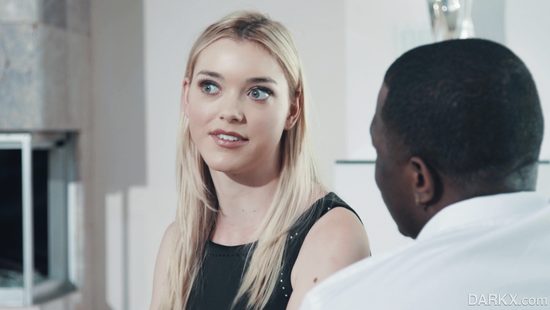 Euro slut fucks insanely with a black foreigner