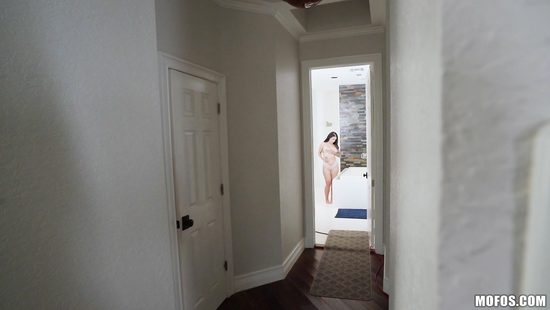 MILF screams after throating cock in POV