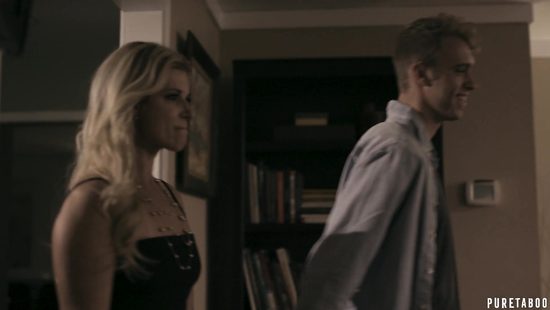 Salacious stepmother teaches handsome stepson sex