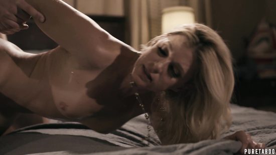 Salacious stepmother teaches handsome stepson sex