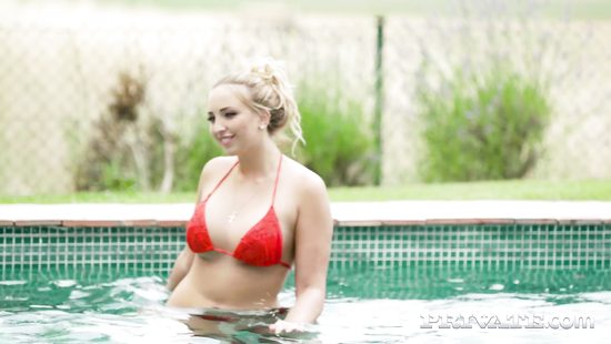 Blonde busty MILF devours cock in craziest XXX