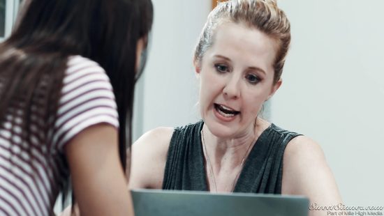 Teen whore devours stepdad's cock