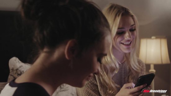 Tattooed guy roughly fucks sweet ass blonde