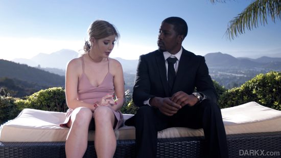 Vienna Rose climbs a big black cock to give a ride