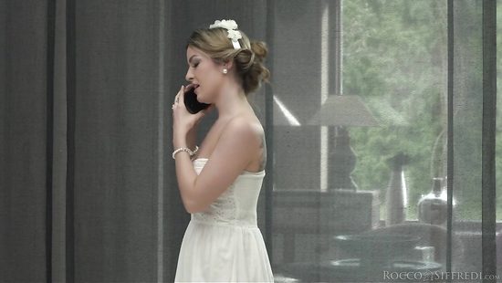 Deep anal orgasms on her wedding day