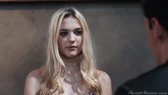 Slim blonde handles the pole like a pro