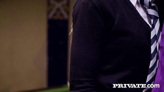 Petite blonde pumps older man's cock in her snatch