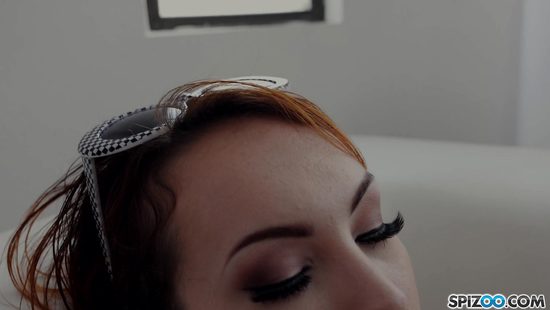 Steep inches for the dirty redhead