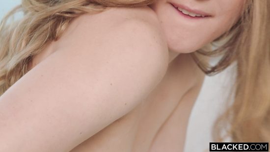 Attractive white girl Sinderella impaled on a black schlong