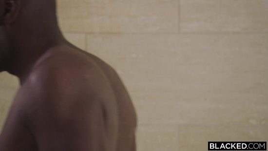 Attractive white girl Sinderella impaled on a black schlong