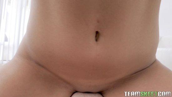 Sweet student girl drives her lover to orgasm