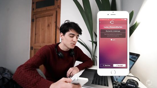 Asian feels entire cock in both holes