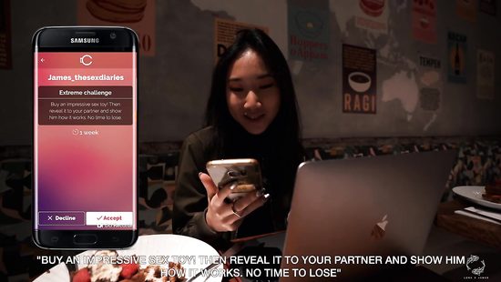 Asian feels entire cock in both holes