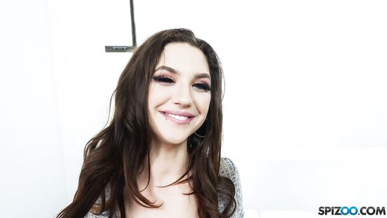 Inked hottie gets throat and twat bonked rough