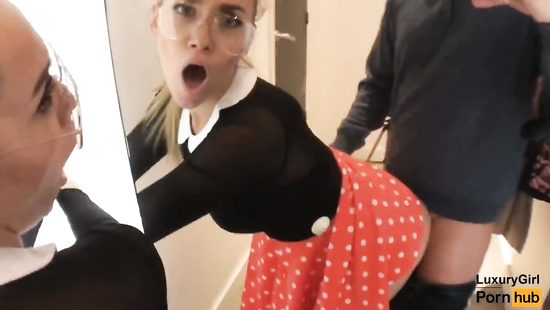 Clothed amateur filmed sucking dick pretty sloppy