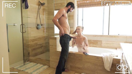 Bearded guy fucks stepsis very hard