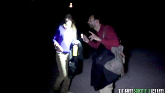 Skinny girl gets pussy smashed and filled with sperm