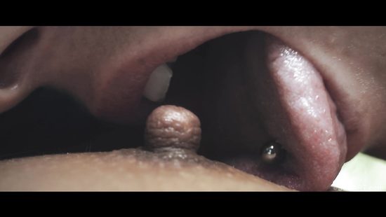 Ebony girl explores pussy of her redhead GF in closeup