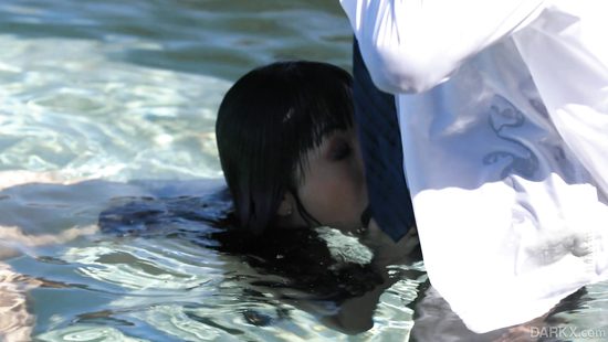 Needy brunette bends ass for BBC