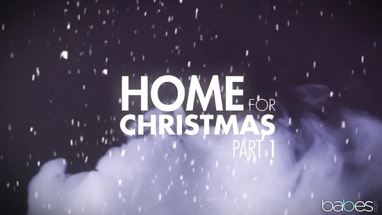 Ebony fucks in all possible modes by the Christmas tree