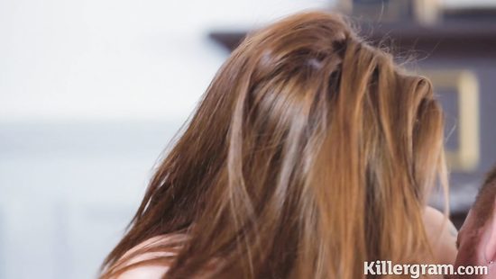 Redhead shares passionate doggy XXX on cam