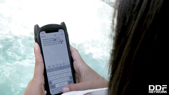 Agile Latina hottie makes two dudes cum