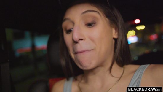 Submissive bimbo fucked by a black dude in all poses