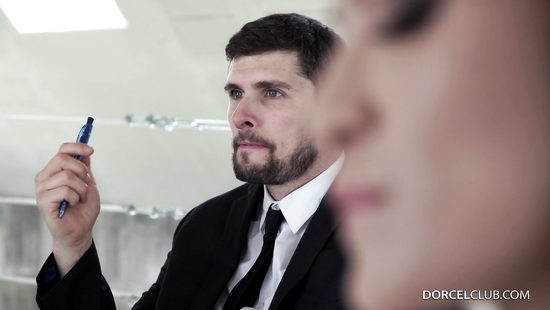 Secretary slut fucked by her crazy boss outdoors